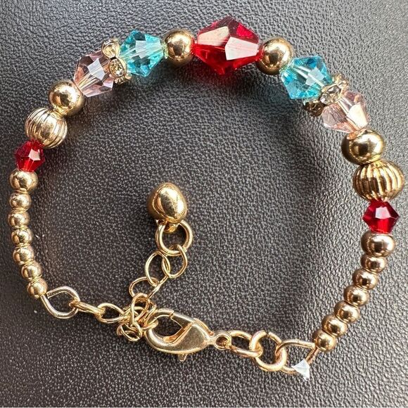 Baby bracelet/with extension to hold Rainbow Colors New🌈 - Picture 6 of 12